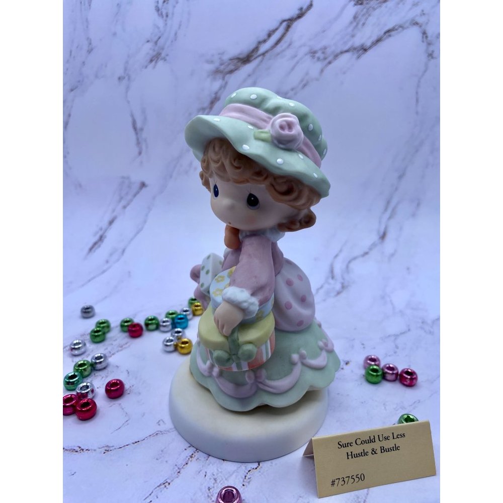 Precious Moments  NWT "Sure Could Use Less Hustle & Bustle", #737550 - Picture 7 of 14